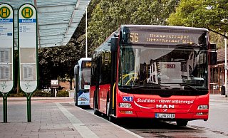 Verdi ruft Mobiel-Mitarbeitende in Bielefeld zum Streik auf. Das hat auch Auswirkungen auf den Herforder Busverkehr. - Archivbild: nw