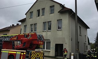 Feuerwehreinsatz an der Herforder Straße in Bielefeld. - Wolfgang Rudolf