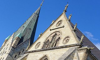 Auch der Paderborner Dom wird zur "Earth Hour" dunkel sein. - Hans-Hermann Igges