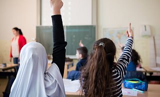 Fast die Hälfte aller Schülerinnen und Schüler in Löhne haben einen Migrationshintergrund. - picture alliance / dpa