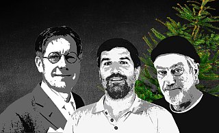 Auch Ulrich Riebe, Ingo Hanke und Horst Halstenberg stehen wieder auf der Bühne des Espelkamper Theaters. - Ensemble Espelkamp