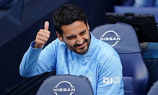 Manchester Citys Ikay Gündogan spricht in einem Interview über Textnachrichten von Oasis-Gitarristen Noel Gallagher. - Peter Byrne/PA Wire/dpa