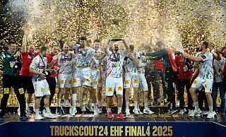 Der SC Magdeburg bejubelt den Triumph in der Champions League. - Marius Becker/dpa