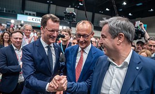 Die Überraschung ist der Union geglückt, doch hält die Einigkeit bis zur Bundestagswahl? - Michael Kappeler/dpa