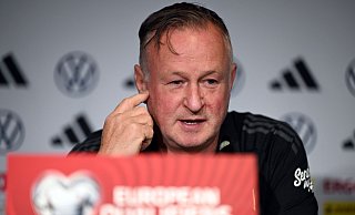 Nordirlands Trainer steht gegen Deutschland vor einem Jubiläum. - Federico Gambarini/dpa