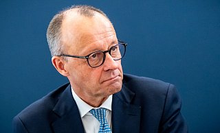 Der designierte neue Bundeskanzler Friedrich Merz (CDU) bereitet sich darauf vor, die Ministerliste der CDU zu verkünden. - Michael Kappeler/dpa