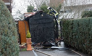 Feuerwehrleute konnten den Brand zum Glück schnell löschen.  - Andreas Eickhoff