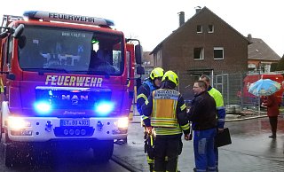 Etwa eine Stunde nach der Alarmierung konnte der Handwerker der Firma Joachim Ebeling aus Dissen Entwarnung geben. - Anke Schneider