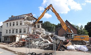 Das ehemalige Gebäude von Bruno Kleine wurde abgerissen. - Dirk Windmöller