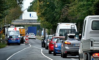 Die Ortsumgehung Ummeln ist seit Langem umstritten. Heute könnte eine Demo auf der B61 zu Verkehrsbehinderungen führen. - Archivbild: Andreas Frücht