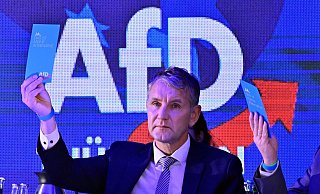 Björn Höcke ist Partei- und Fraktionschef der vom Verfassungsschutz als rechtsextrem eingestuften Thüringer AfD. - Martin Schutt/dpa