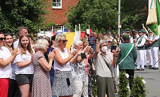 Glanzvolles Schützenfest in Kollerbeck. - Burkhard Battran
