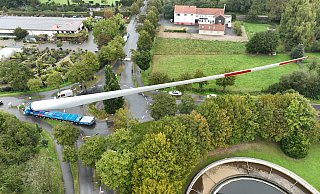 Der Kreisverkehr am Klärwerk ist die kniffligste Stelle der Strecke. - Wörmann Team GmbH & Co. KG