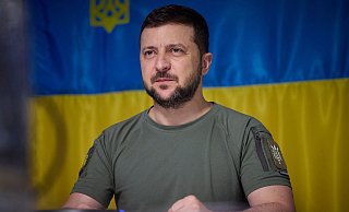 Der ukrainische Präsident Wolodymyr Selenskyj hat sich mit einer Weihnachtsbotschaft an die Ukrainerinnen und Ukrainer gewandt. - -/Ukrainian Presidential Press Office/AP/dpa