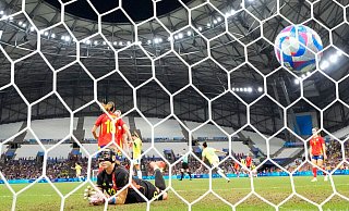 Die deutschen Fußballerinnen spielen bei den Olympischen Spielen gegen Weltmeister Spanien um Bronze. - Julio Cortez/AP/dpa