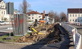 Die Bauarbeiten haben begonnen. - Désirée Winter