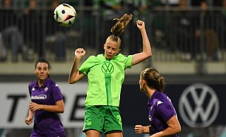 Torschützin gegen Florenz: Vivien Endemann vom VfL Wolfsburg. - Swen Pförtner/dpa