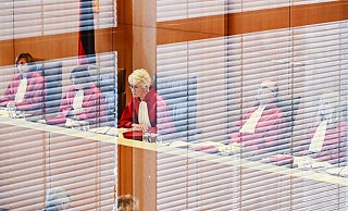 Als überwiegend verfassungsgemäß stuft das Bundesverfassungsgericht das neue Wahlrecht ein. - Uli Deck/dpa