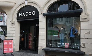 Die Herforder Macoo-Filiale am Alten Markt soll bereits Ende Oktober schließen. - Claus Frickemeier
