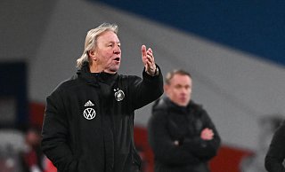 Horst Hrubesch ist der Interims-Trainer des deutschen Frauennationalteams. - Sebastian Gollnow/dpa