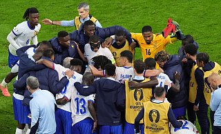 Frankreich hat sich im Elfmeterschießen gegen Portugal durchgesetzt. - Marcus Brandt/dpa