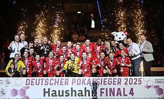 Der deutsche Handball-Meister HB Ludwigsburg steht vor einer ungewissen Zukunft. - Marijan Murat/dpa