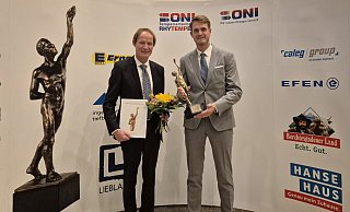 Franz-Barthold Gockel (l.) und Benedikt Rotte haben in Düsseldorf die besondere Auszeichnung entgegengenommen. - Susanne Kurz/Oskar-Patzelt-Stiftung