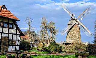 Die Eilhauser Königsmühle hat anlässlich des 30. Deutschen Mühlentages geöffnet. - Siegfried Meyer/Mühlengruppe Eilhausen