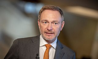 Bundesfinanzminister Christian Lindner blickt trotz Umfragetief optimistisch auf die nächste Bundestagswahl. - Michael Kappeler/dpa