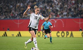 Unter Bundestrainer Horst Hrubesch gehört Laura Freigang nicht zur Stammelf. - Sebastian Christoph Gollnow/dpa