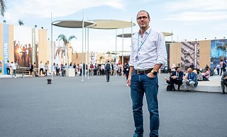 Martin Kaiser, Geschäftsführender Vorstand von Greenpeace Deutschland, auf dem Gelände des UN-Klimagipfel COP27 (Archivbild). - Christophe Gateau/dpa