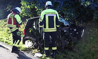 In Enger hat es einen schweren Verkehrsunfall gegeben. - Charlotte Mahncke