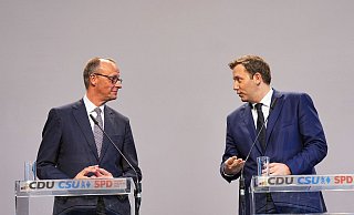 Merz soll am Dienstag zum Kanzler gewählt werden. (Archivbild) - Michael Kappeler/dpa