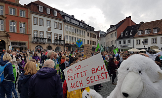 Auch Fridays for Future Paderborn hat zum achten weltweiten Klimastreik aufgerufen. - Birger Berbüsse