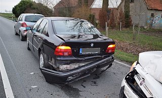 Bei dem Auffahrunfall entstand laut Polizei ein Sachschaden in Höhe von 18.000 Euro. - Ilja Regier