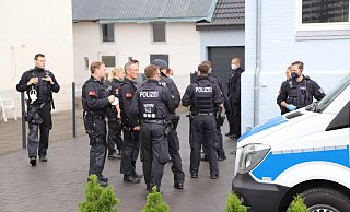 Polizei-Großeinsatz in Bielefeld. - Charlotte Mahncke