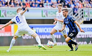 SCP-Verteidiger Marcel Hoffmeier (r.) zeigte am Sonntag beim 3:2-Heimsieg gegen Heidenheim seine wohl bislang beste Rückrunden-Leistung. - Besim Mazhiqi