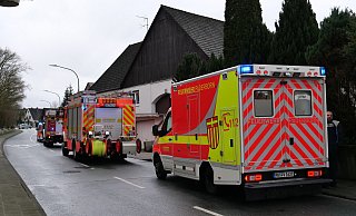 Die Feuerwehr war mit zahlreichen Einsatzkräften vor Ort. - Ralph Meyer