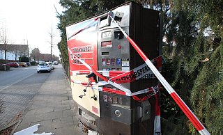 Innerhalb weniger Tage wurden zwei Zigaretenautomaten am Goldregenweg gesprengt. Zuletzt in der Nacht zum Mittwoch. - Peter Steinert