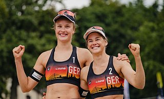EM-Titel verloren, Bronze gewonnen: Svenja Müller (l) und Cinja Tillmann - Marius Becker/dpa