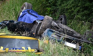 Für den Fahrer kam beim Unfall auf der Bundesstraße 64 jede Hilfe zu spät. - rw-system