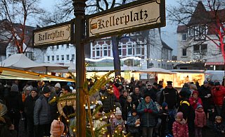 Der Sternenmarkt auf dem Kellerplatz – stimmungsvoll. - Thomas Kube