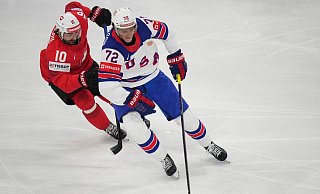 Die USA und die Schweiz lieferten sich ein packendes WM-Finale. - Petr David Josek/AP/dpa
