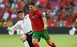 Die Zukunft von Cristiano Ronaldo ist noch offen. - Foto: Christof Stache/Pool AFP/dpa