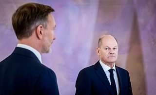 Der Kanzler sagt: Generell habe er nichts gegen die FDP. - Christoph Soeder/dpa