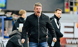 SCP-Trainer Lukas Kwasniok hatte in den vergangenen beiden Spielen gute Gründe, um seinem Ärger freien Lauf zu lassen. - Besim Mazhiqi