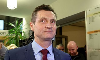 AfD-Kandidat Uwe Thrum hat die Stichwahl verloren. - Bodo Schackow/dpa