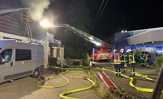 Feuerwehreinsatz in Sieker. - Barbara Franke