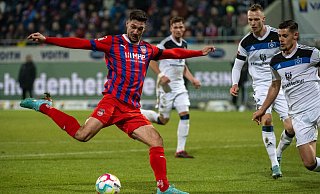 Das Tor von Heidenheims Tim Kleindienst zum 3:0 reichte nicht für den Sieg. - Stefan Puchner/dpa