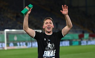 Torschütze Marius Wörl fährt mit Drittligist Bielefeld nach Berlin. - Friso Gentsch/dpa